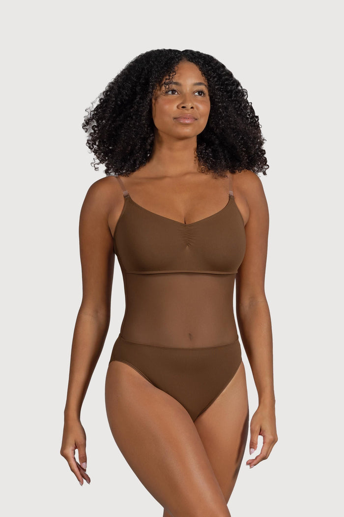 Ladies Cordelia Mesh Panel Bodysuit - BLOCH EU
