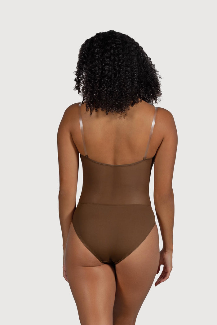 Ladies Cordelia Mesh Panel Bodysuit - BLOCH EU