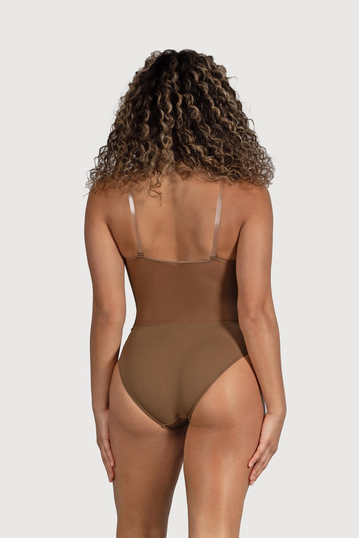 Ladies Cordelia Mesh Panel Bodysuit - BLOCH EU