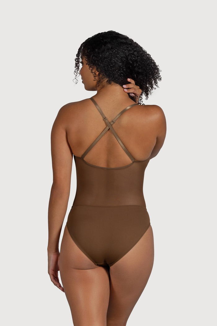 Ladies Cordelia Mesh Panel Bodysuit - BLOCH EU