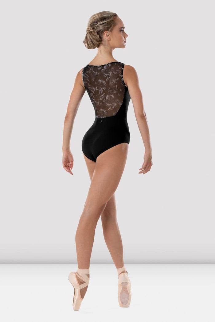 Ladies Eden Floral Boat Neck Leotard - BLOCH EU