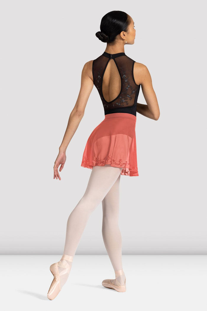 Ladies Hana Floral Mesh Skirt - BLOCH EU