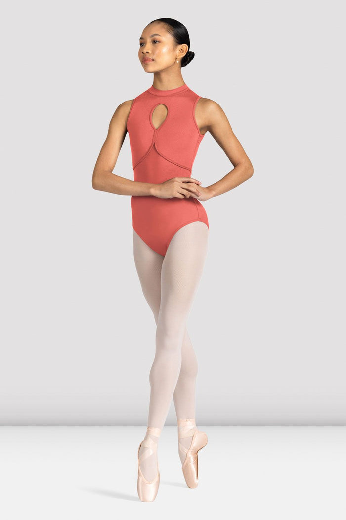 Ladies Kali Floral Open Back Leotard - BLOCH EU