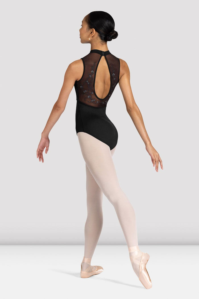 Ladies Kali Floral Open Back Leotard - BLOCH EU