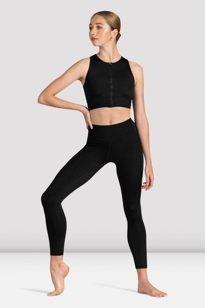 Ladies Kya Zip Front Crop Top - BLOCH EU