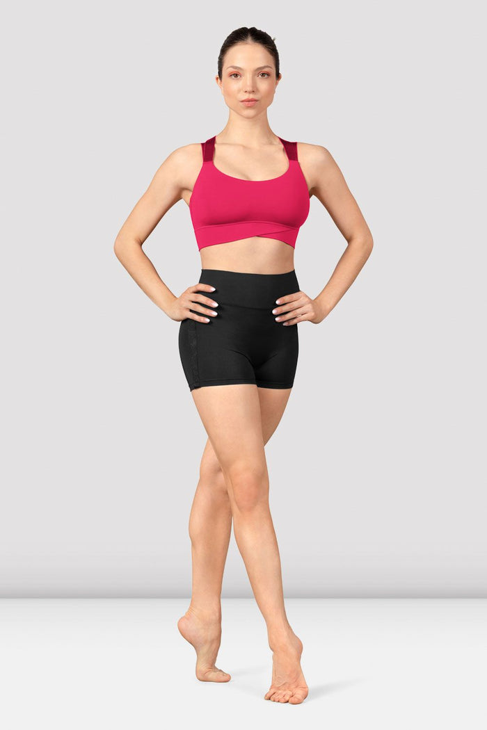Ladies Mirella Majesty Cross Back Crop Top