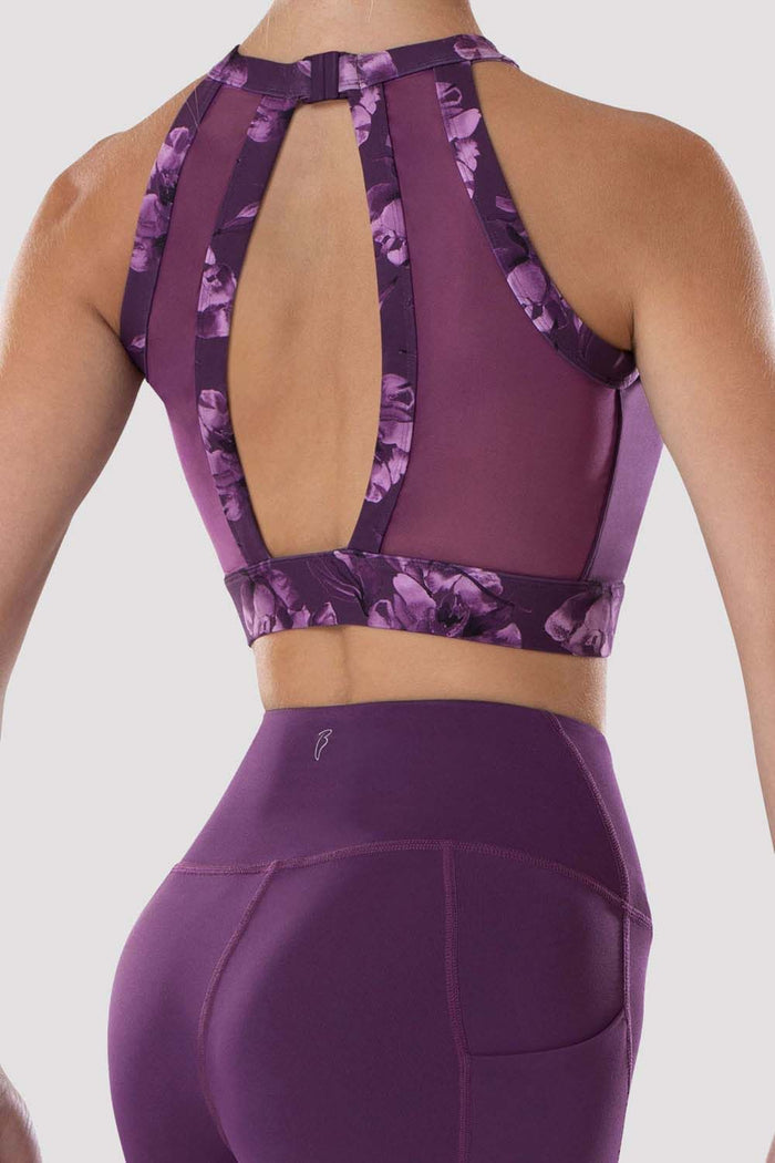Ladies Reece High Neck Crop Top