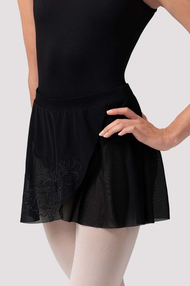 Ladies Zoe Floral Mesh Skirt