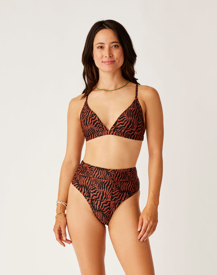 Lani Pocket Compression Bottom: Wave - FINAL SALE