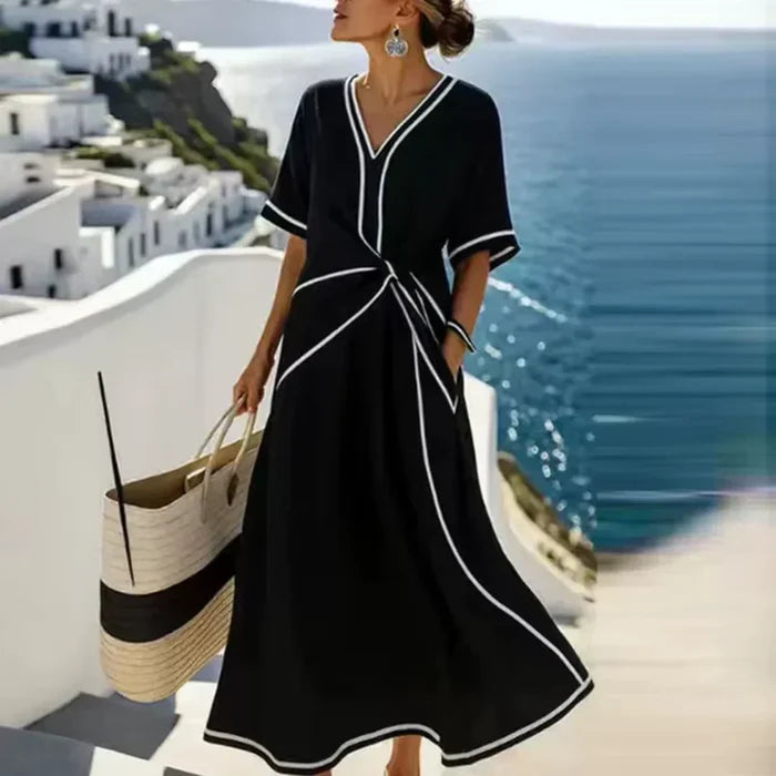 Layla | Twist-Front Maxi Dress