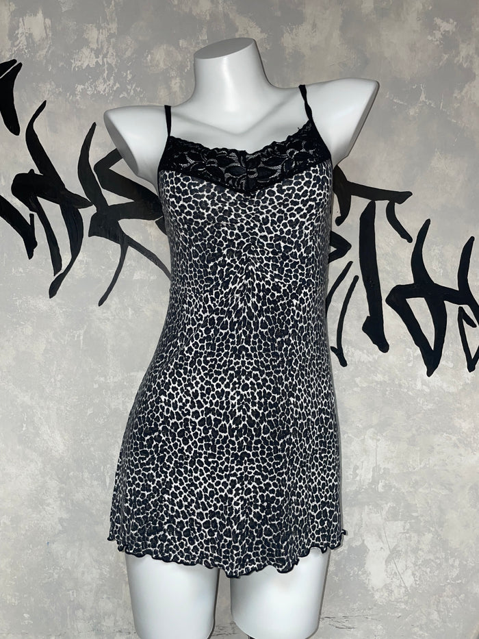Leopard Printed Y2K Vtg Dress