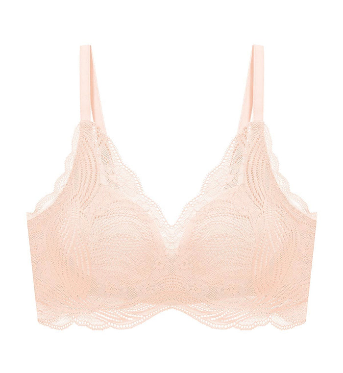 Lift Smart Non-Wired Padded Bra - FIG PINK