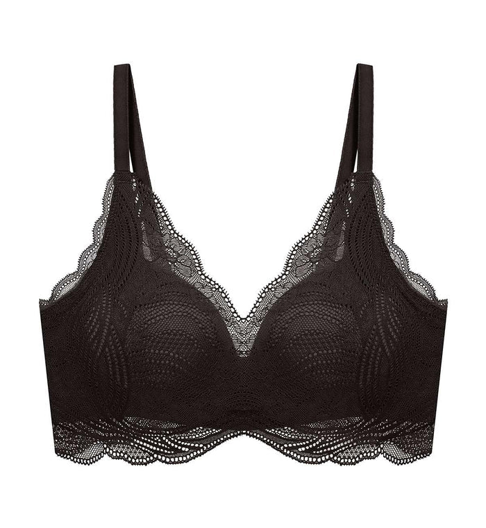Lift Smart Non-Wired Padded Bra - BLACK