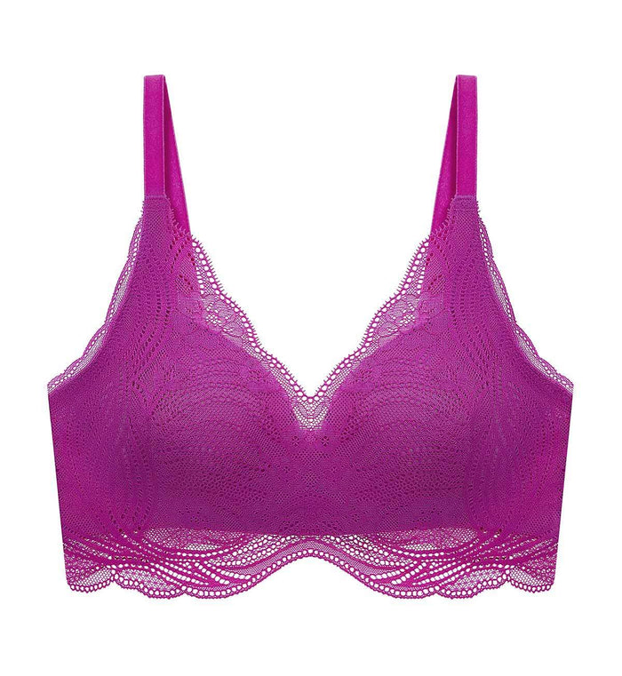 Lift Smart Non-Wired Padded Bra - PURPLE