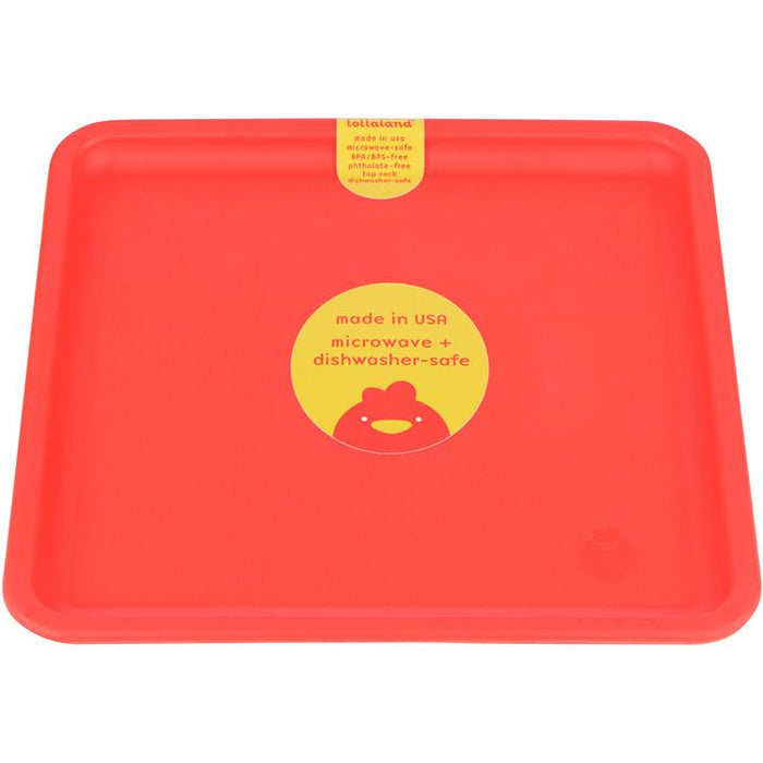 red plate
