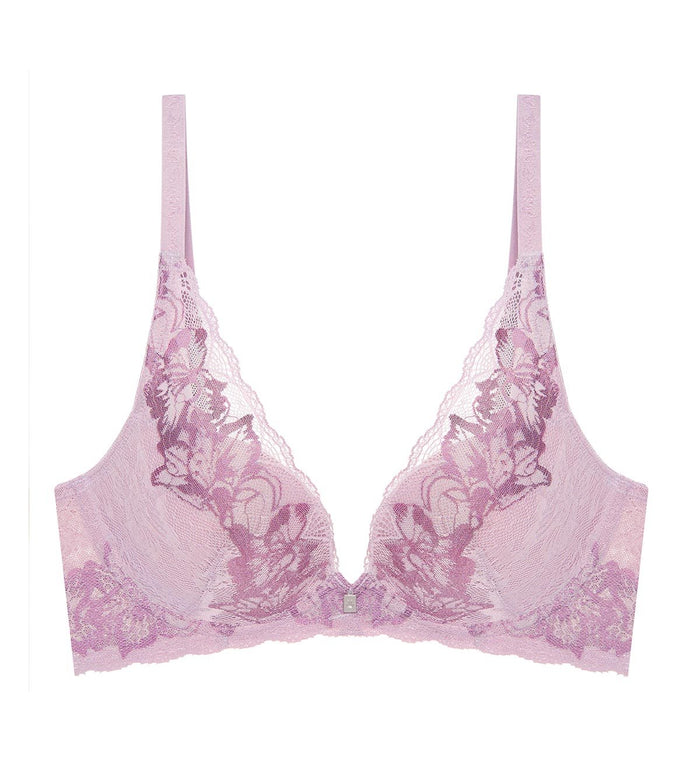 MAGIC WIRE LITE SENSATION PUSH UP DEEP V BRA - SEA FOG