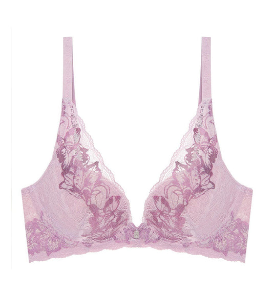 MAGIC WIRE LITE SENSATION PUSH UP DEEP V BRA - SEA FOG