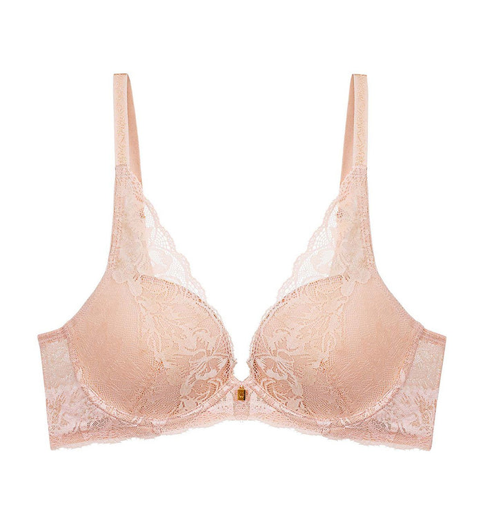 MAGIC WIRE LITE SENSATION PUSH UP DEEP V BRA - NEUTRAL BEIGE