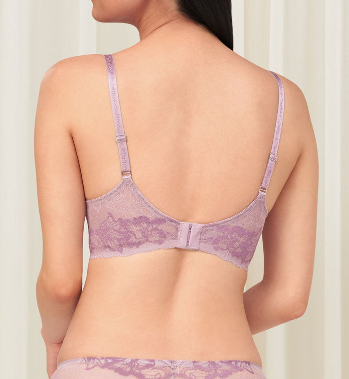 MAGIC WIRE LITE SENSATION PUSH UP DEEP V BRA - SEA FOG