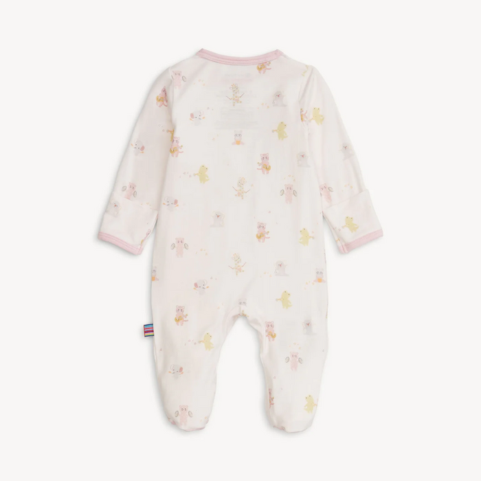 Magnetic Me Pink Baby Beats Modal Footie