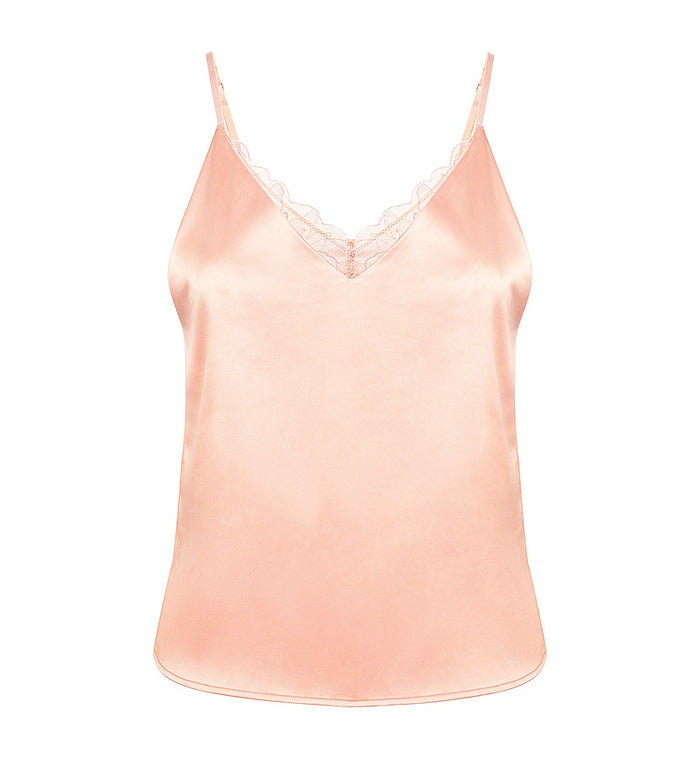Magnolia Lace Camisole - V S TERRACOTTA