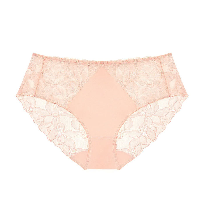 Magnolia Lace Hipster - V S TERRACOTTA