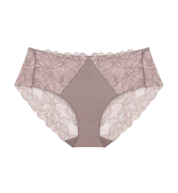 Magnolia Lace Hipster - PIGEON GREY
