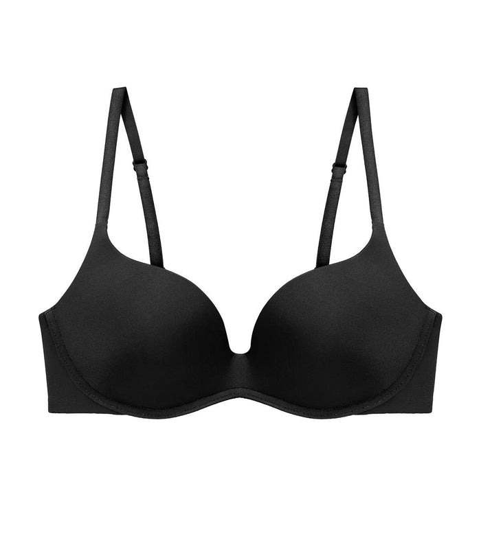 Maximizer Non-Wired Push Up Bra - BLACK