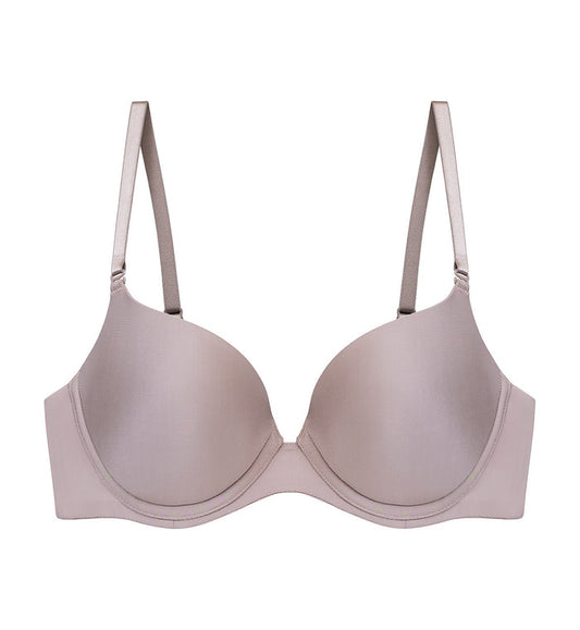 MAXIMIZER WIRED PUSH UP BRA - COFFEE SUGAR