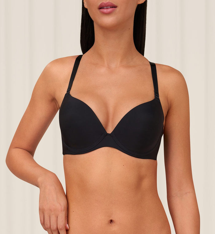 Maximizer Wired Push Up Bra - BLACK