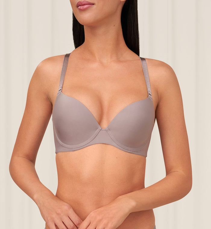 MAXIMIZER WIRED PUSH UP BRA - COFFEE SUGAR