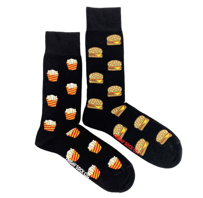 MEN’S *FRIDAY SOCKS FOOD & BEVERAGE MISMATCHED SOCKS