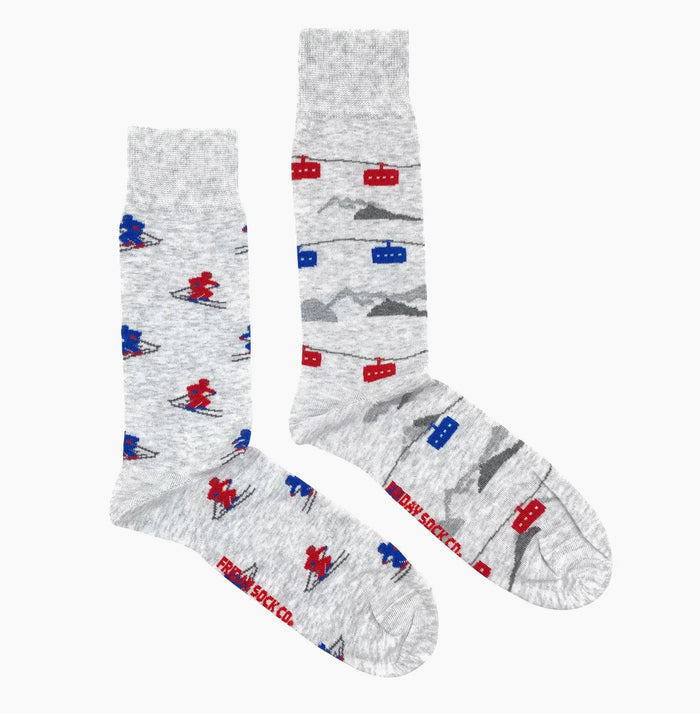 MEN’S FRIDAY TRAVEL ANIMALS, HOBBIES & MORE MISMATCHED SOCKS