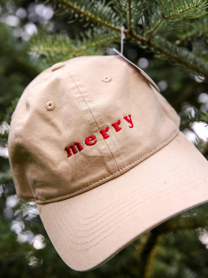 Merry Hat Dad Hat - Khaki - Millie + Moose