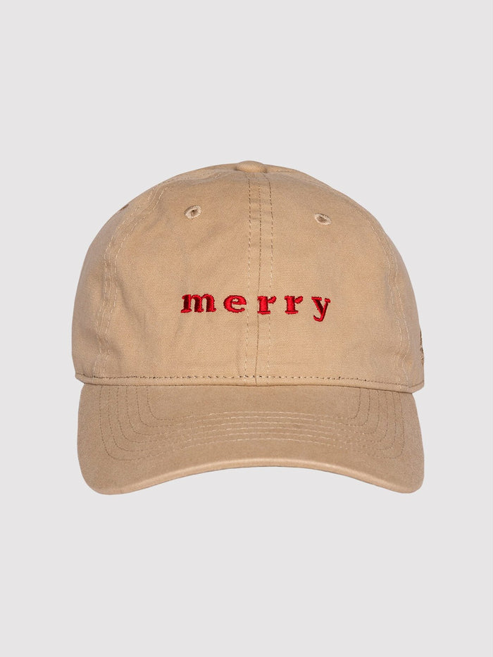 Merry Hat Dad Hat - Khaki - Millie + Moose