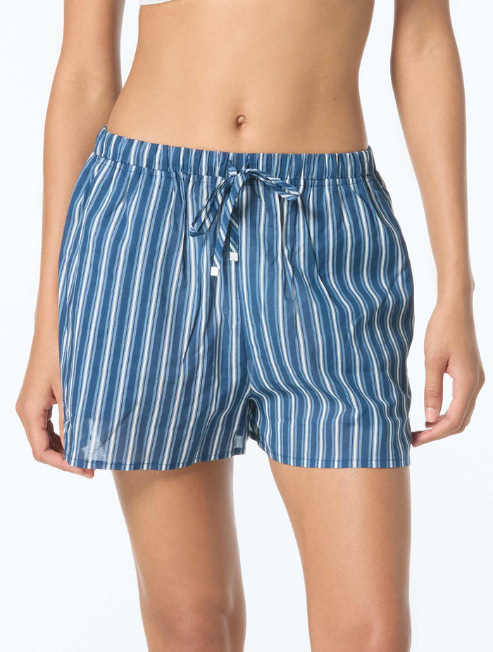 Michael Kors Logo Ring Bikini Set & Marina Stripe Cover Up Set Bundle -
