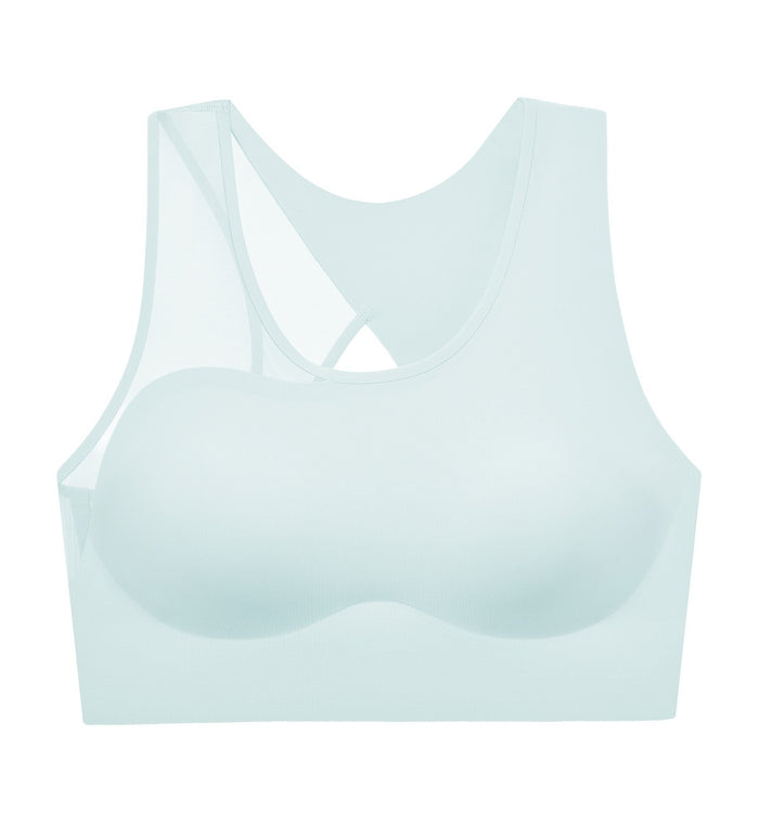 Minimalist Athleisure Bra Tank Top - PEARL GREY