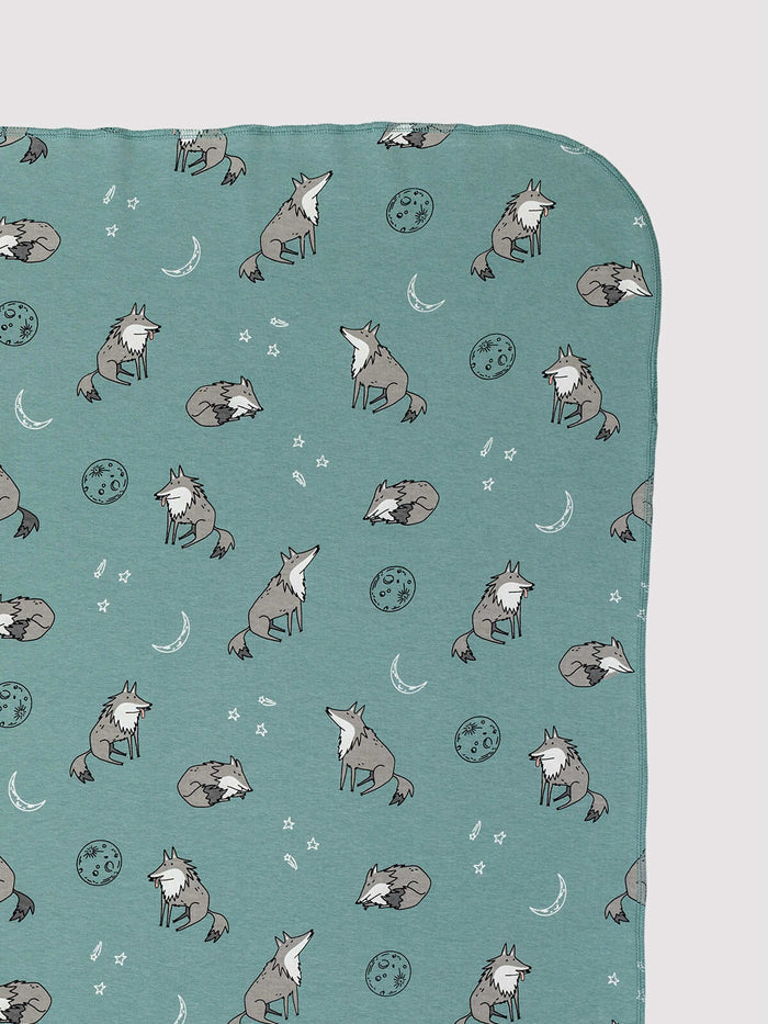 Moonlight Wolf — Baby Blanket - Millie + Moose