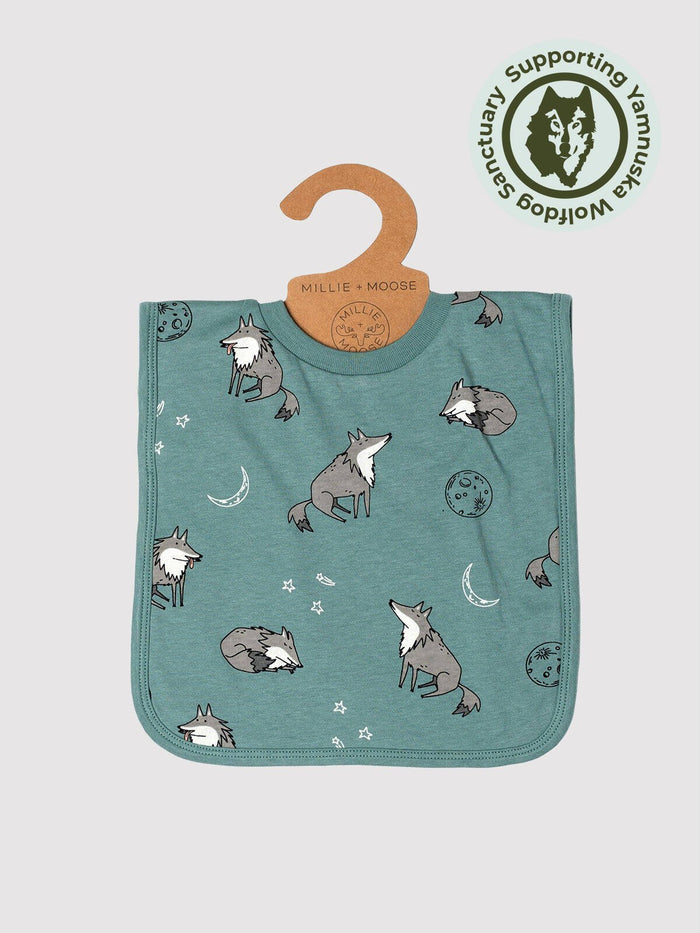 Moonlight Wolf — Infant Bib - Millie + Moose