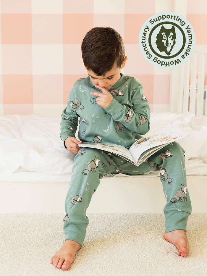 Moonlight Wolf Kids PJ Set - Millie + Moose