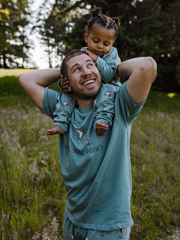 Moonlight Wolf — Men's PJ T - Millie + Moose