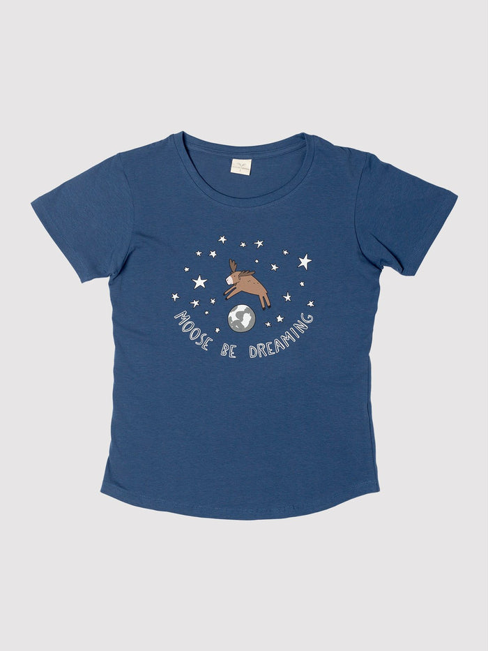 Moose Be Dreaming — Ladies Lounge T - Millie + Moose