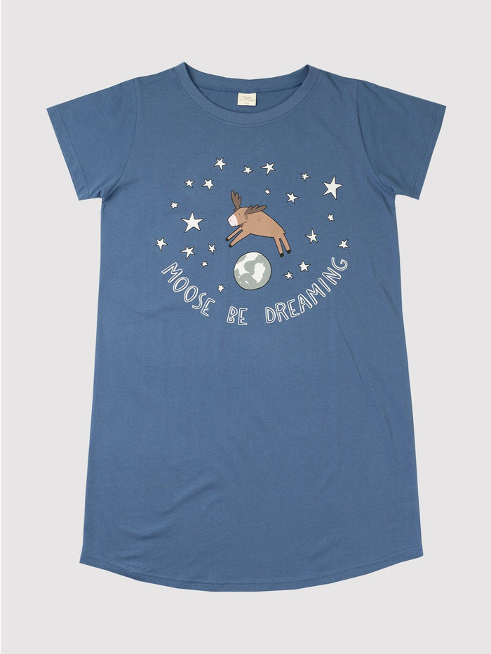 Moose Be Dreaming — Ladies Nightshirt - Millie + Moose