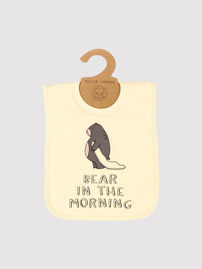 Morning Bear Infant Bib - Millie + Moose