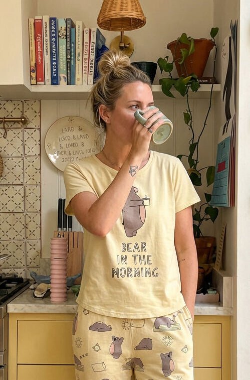 Morning Bear — Ladies Joggers - Millie + Moose