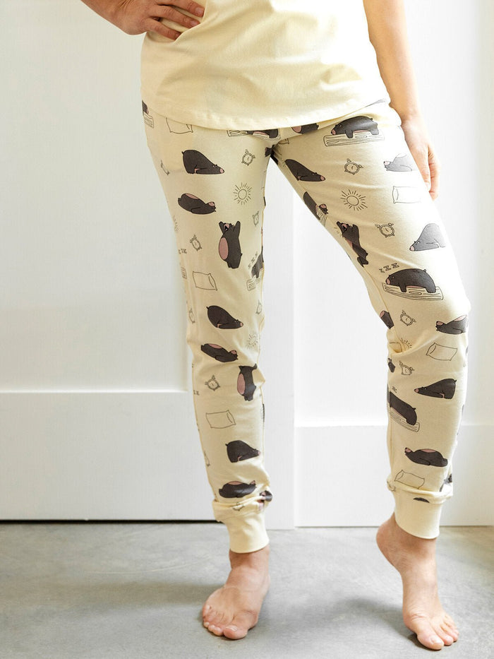 Morning Bear — Ladies Joggers - Millie + Moose