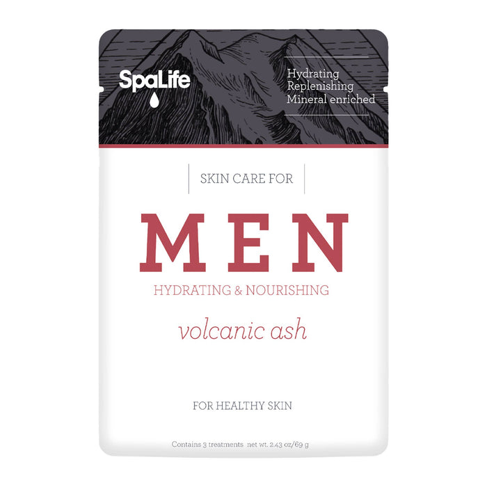 MY SPA LIFE Men's Volcanic Ash Hydrating Facial Mask
