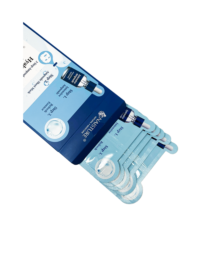 Naisture 3 Step Ampoule Sheet Mask-Hyaluronic