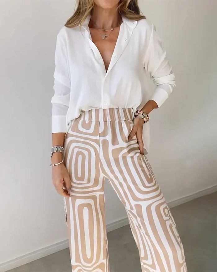 Natalie | Wide-Leg Two-Piece Set