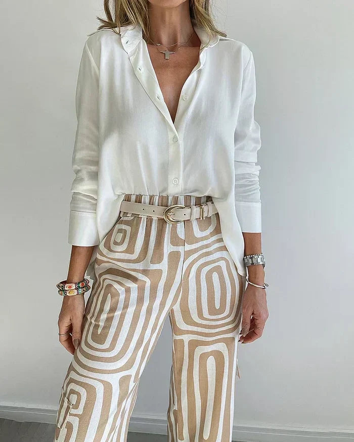 Natalie | Wide-Leg Two-Piece Set